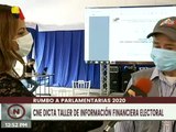 CNE dicta taller de información financiera electoral rumbo a Parlamentarias 2020