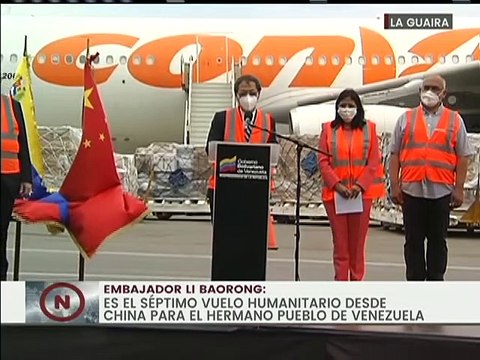 Puente Aéreo: Arriba a Venezuela séptimo vuelo humanitario desde China