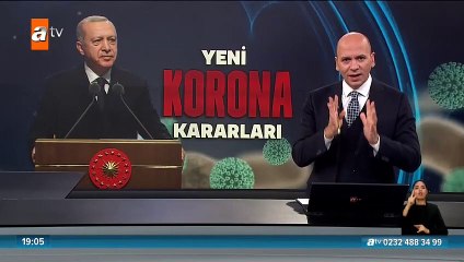 Erdoğan yeni korona kararlarını açıkladı!