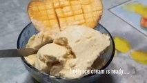 Mango ice cream recipe ( only 3 ingredient)-icecream recipe-without egg& machine