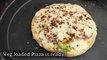 2 Types of Instant Veg Pizza - Quick and Tasty Pizzas - दो प्रकार के वेज पिज्जा - Rajwansh Kitchen -