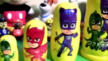 PJ Masks Stacking Cups Nesting Toys Surprise Owlette Gekko Catboy Romeo Paw Patrol Weebles