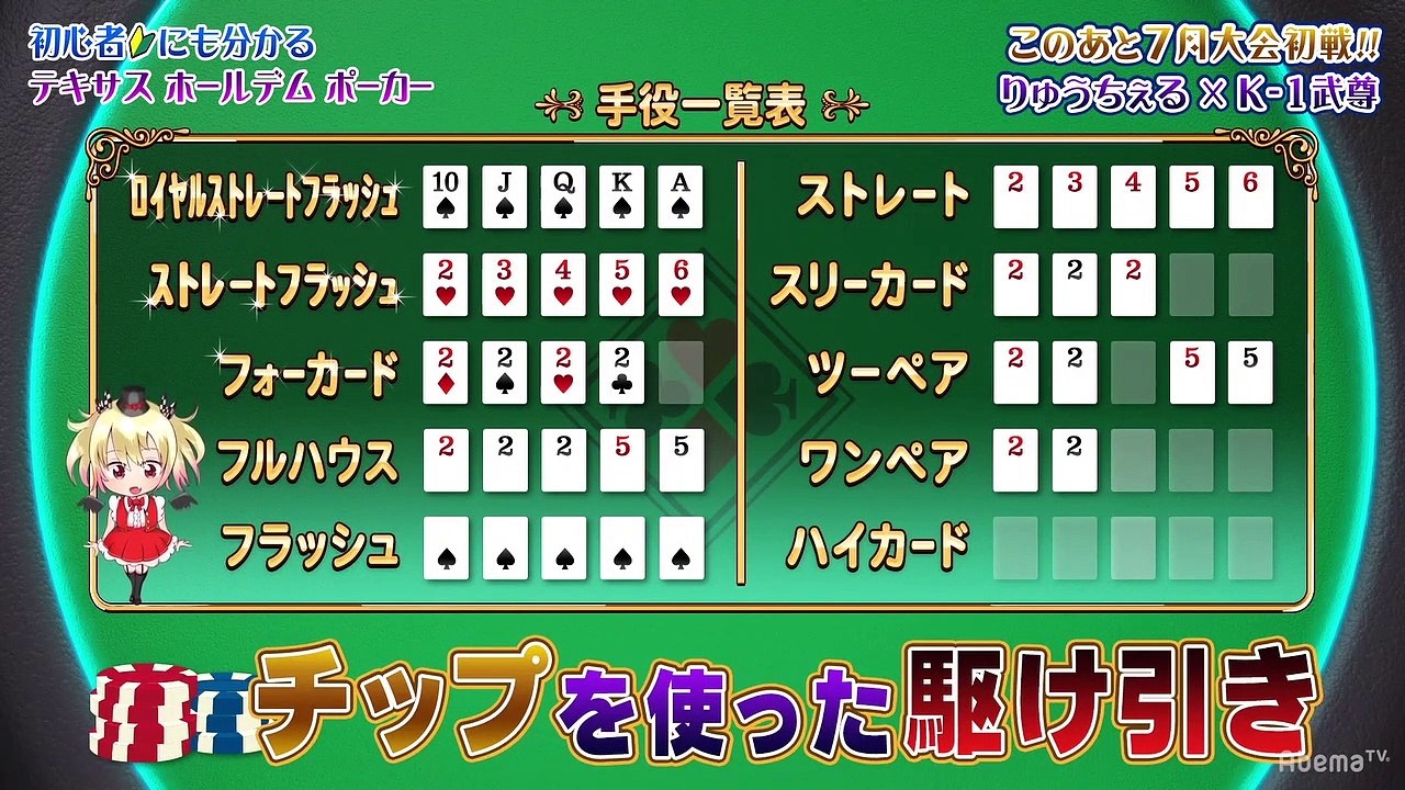 #9 POKER×POKER - 7月大会#1：第1試合〜りゅうちぇる×武尊＆愛沢えみり×多井隆晴
