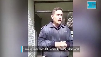 Tensión en la sede del Comando de Patrullas local