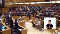 Sánchez pide apoyo a los PGE en un pleno en el Senado cargado de críticas