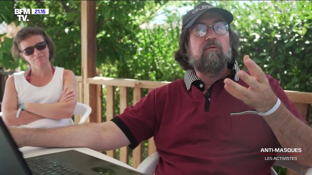 Pour ce militant anti-masque, le port du masque obligatoire est totalement anti-démocratique