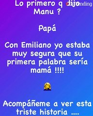 Emiliano, hijo de Anahí, dijo sus primeras palabras