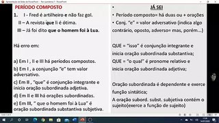 Ciclo de Revisao - Gramatica - Periodo Composto