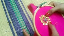 beautiful hand embroidery design gota Pati work patch-Rajputi poshak work gold ribbonwork embroidery