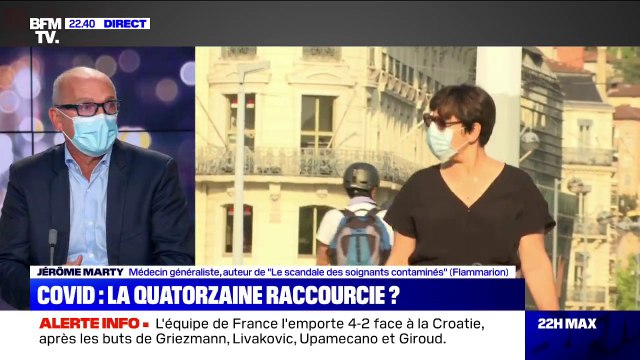 Pour le Dr Marty, l'abaissement de la durée de l'isolement pour les cas contacts aurait une certaine logique