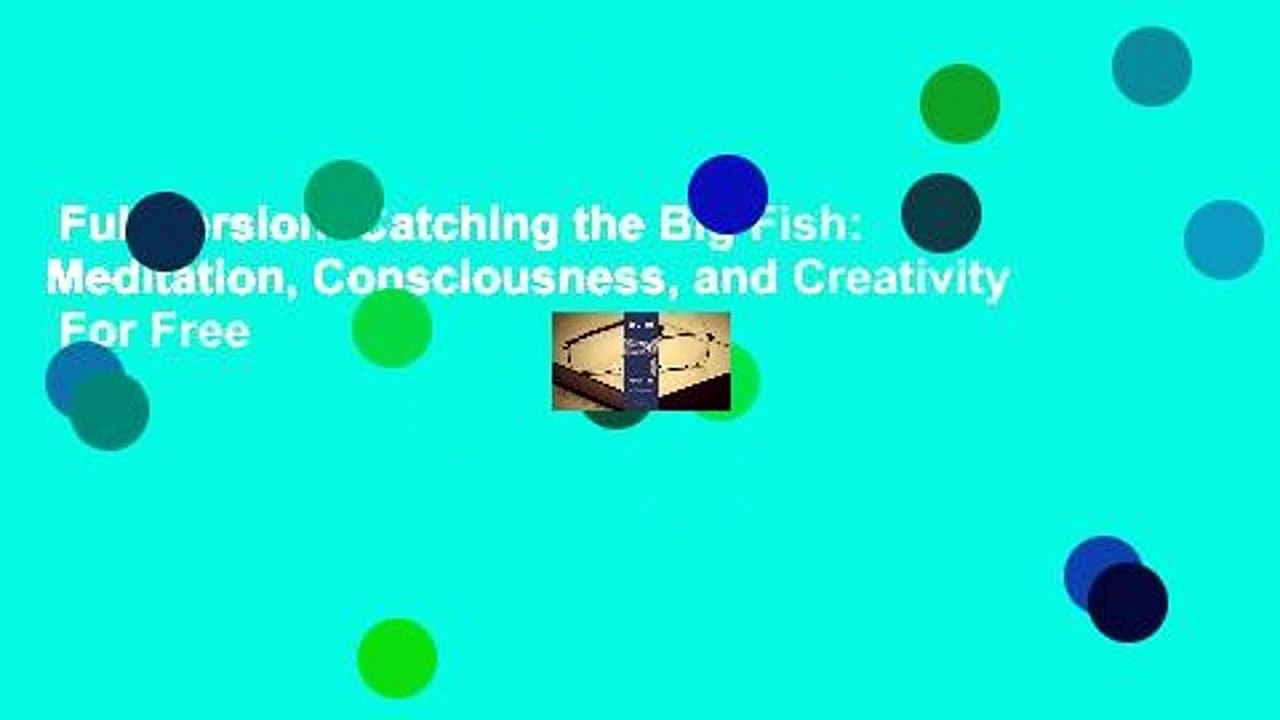 Full version  Catching the Big Fish: Meditation, Consciousness, and Creativity  For Free