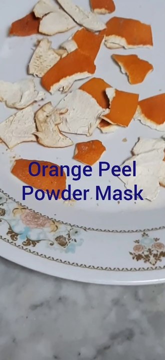 Orange Peel Powder Mask