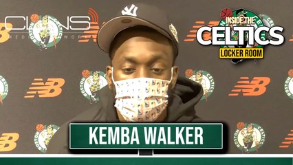 Kemba Walker Practice Interview | Miami Plays Hard | Celtics vs Heat Preview