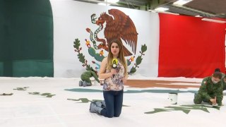 Bandera de México 100% hecha a mano
