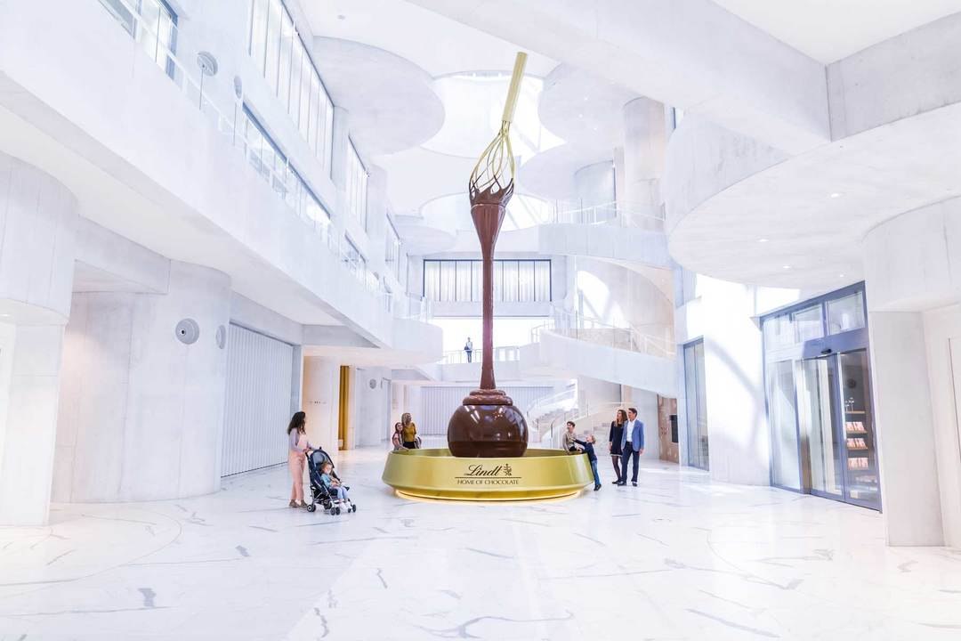 Lindt Opens World's Largest Chocolate Museum — With the World's Largest Chocolate Fountain