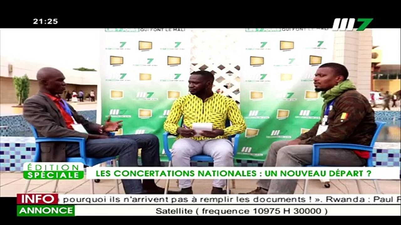 EMISSION SPÉCIALE: LES CONCERTATIONS NATIONALES : UN NOUVEAU DÉPART?