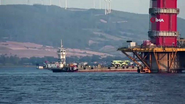 1915 Çanakkale Köprüsü'nde geçici çalışma halatı montajı başladı