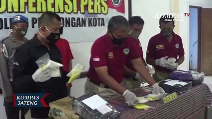 Polisi Sita Ribuan Pil Terlarang di Pekalongan