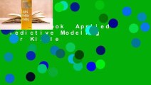 Full E-book  Applied Predictive Modeling  For Kindle