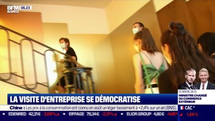 La France qui repart: La visite d'entreprise se démocratise - 09/09