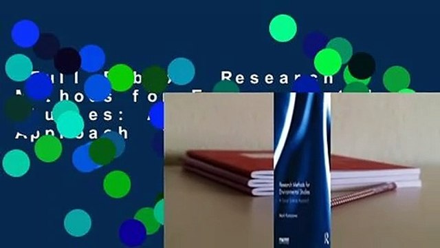 Full E-book Research Methods for Environmental Studies: A Social Science Approach Review