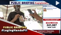 #LagingHanda | Paggamit ng QR code sa contact tracing, pinag-aaralan na ng Davao City LGU