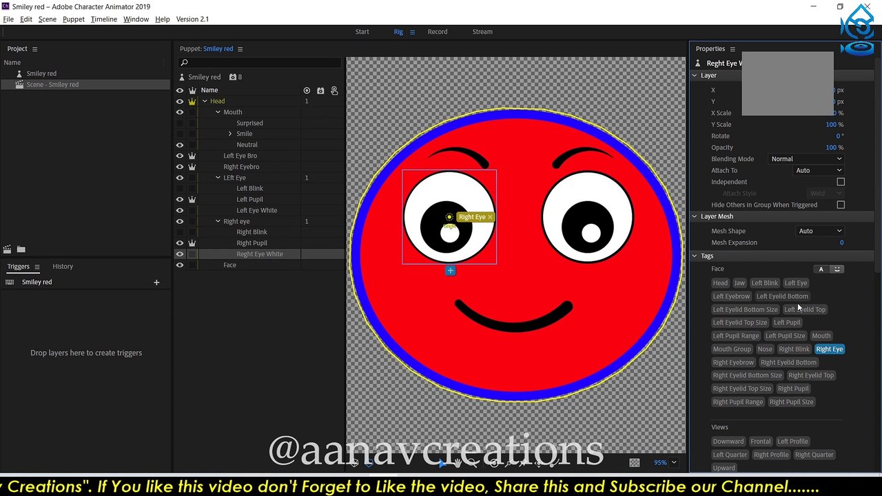 Fixing Eyes Issues | Eye Gaze and Masks | Class 5 | Adobe Character Animator | Eyes Masking | Solved