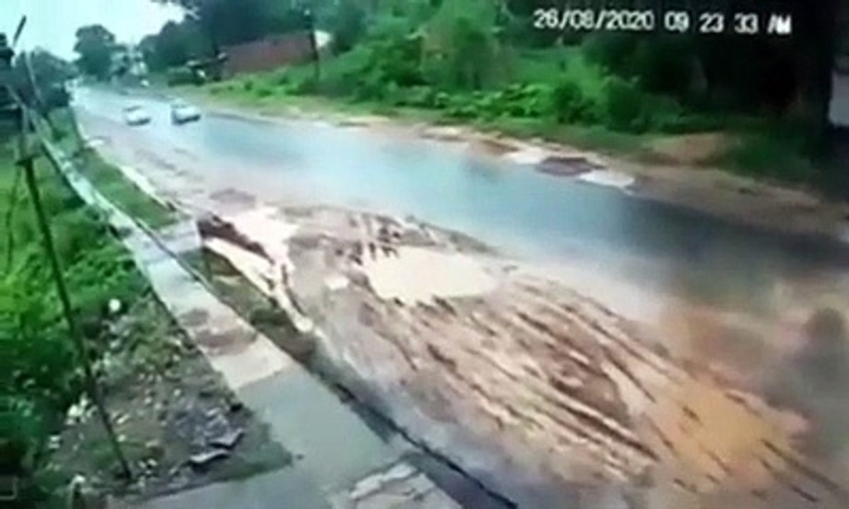 Car vs Bike Accident In Chattisgarh - August, 2020