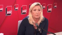 Marine Le Pen, aux anti-masques : 