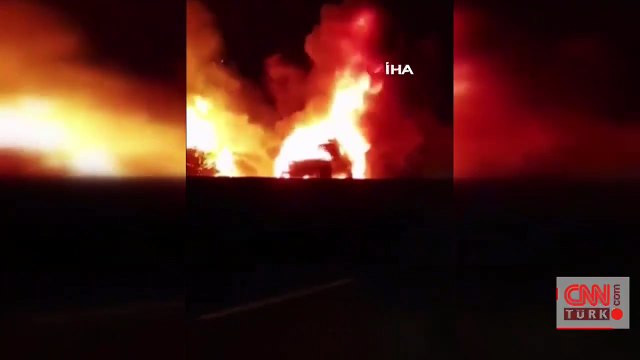 Otomobil yangını ormana sıçradı, 5 hektar alan zarar gördü | Video