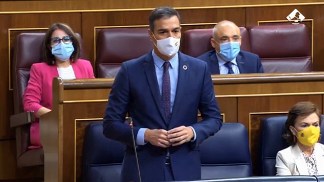 Sánchez, a Casado: A diferencia del PP, Unidas Podemos sí cumple la Constitución