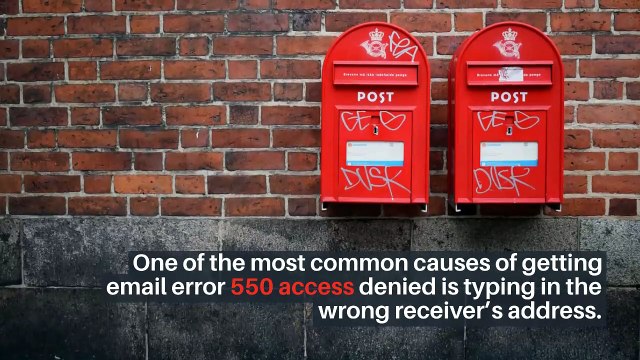 How To Fix 550 Delivery Error? Troubleshoot 550 Email Error