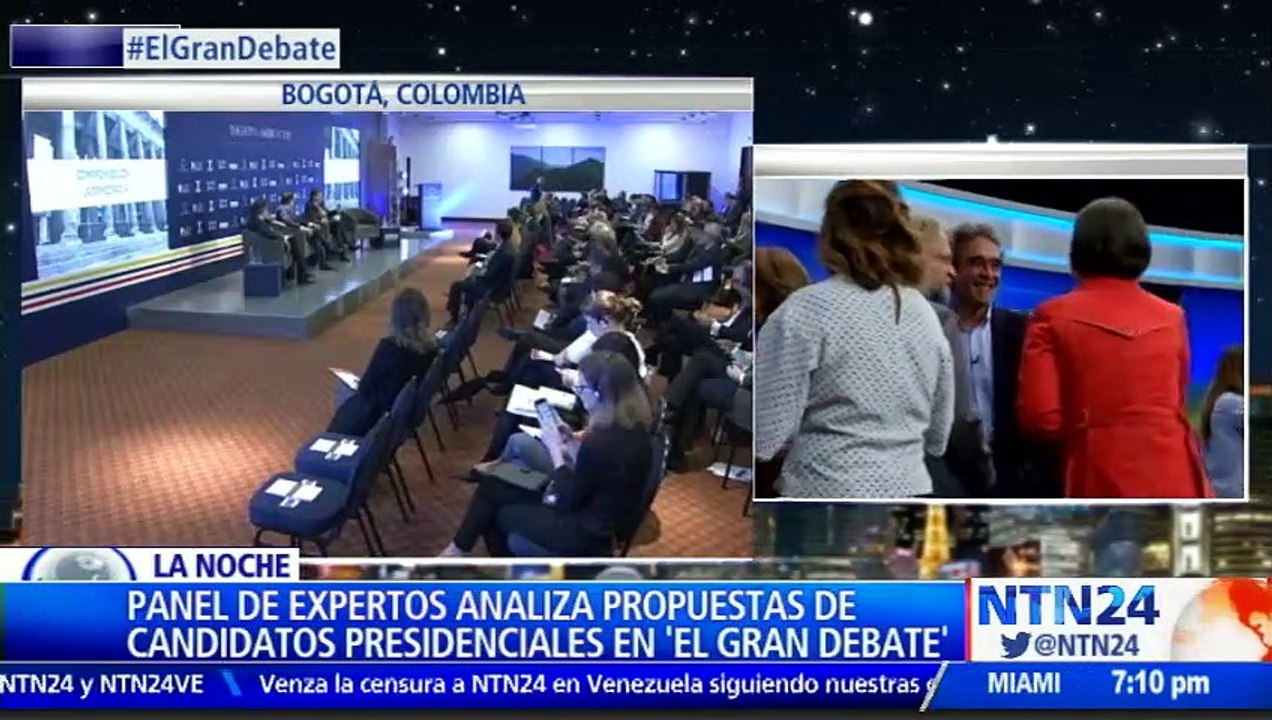 Panel de expertos analiza propuestas de candidatos a la presidencia de Colombia