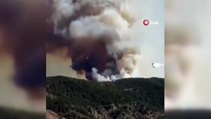 Hatay’daki yangına 5. gününde havadan ve karadan müdahale