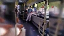 Otobüs şoförü ile öğrencinin 'Boş akbil' tartışması