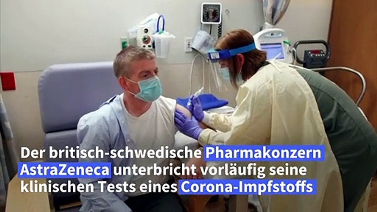 AstraZeneca unterbricht Tests von Corona-Impfstoff