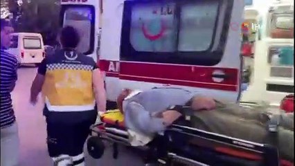 Motosiklet otomobile böyle çarptı