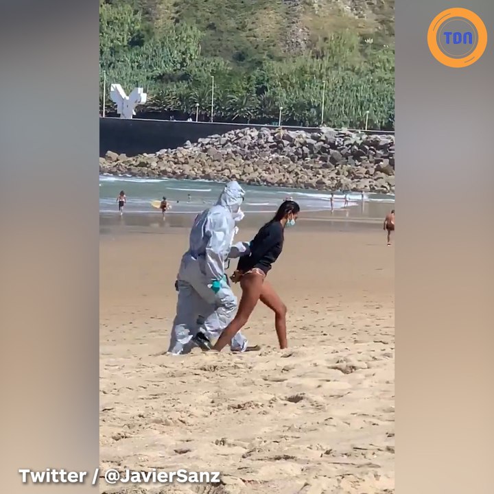 Espagne : une surfeuse atteinte du Covid-19 a été interpellée sur la plage