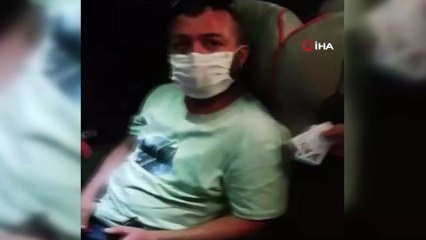Market sahibi kadını taciz edip darp eden zanlının yakalanma anı kamerada