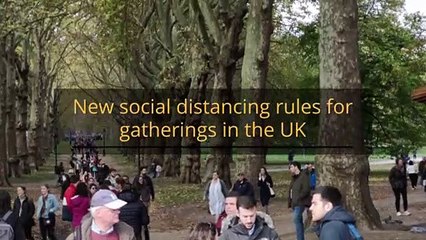 New Social distancing rules for groups in the UK