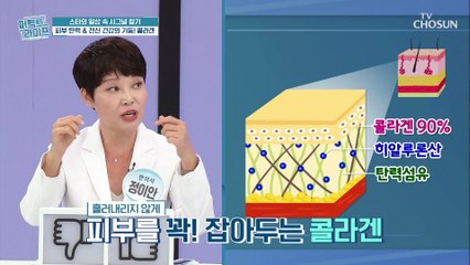 채리나 동안 외모 비결! 피부노화 막는 『콜라겐』