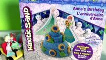 Frozen Fever Kinetic Sand Anna's Birthday Beach Party with Mermaid Ariel Elsa Play-Doh Ice Cream