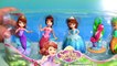 Learn to Make Play Doh Mermaids Anna Elsa Oona Cora with Sofia the First Underwater Adventure Set