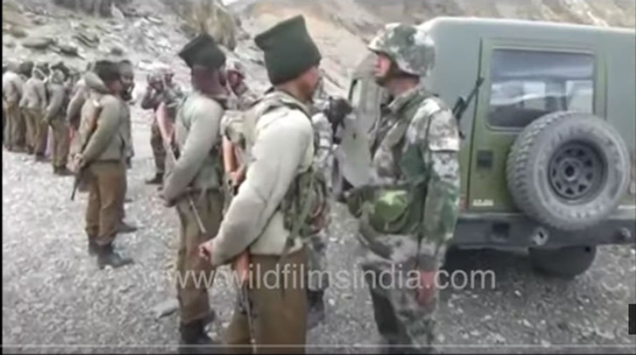 Indian Army vs Chinese Army in Ladakh: territorial land grab from status quo, by China