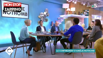 C à Vous : Amélie Nothomb, très émue, à l'évocation de son père décédé pendant le confinement (Vidéo)