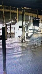 Boat Loses Control While Entering Boat Lift