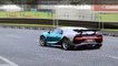 Car Racing, super sport  hyper cars fastest cars !!! Supercars Bugatti Chiron  vs Koenigsegg Jesko Absolut at Highlands