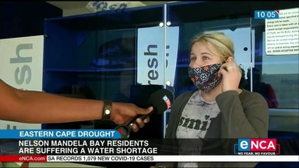 Nelson Mandela Bay residents aresuffering a water shortage