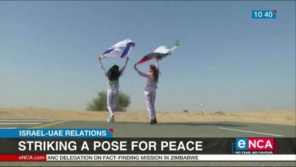 Striking a pose for peace