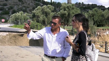 Κλιμάκιο στρατού και υπουργείου υποδομών στην γέφυρα των Φύλλων